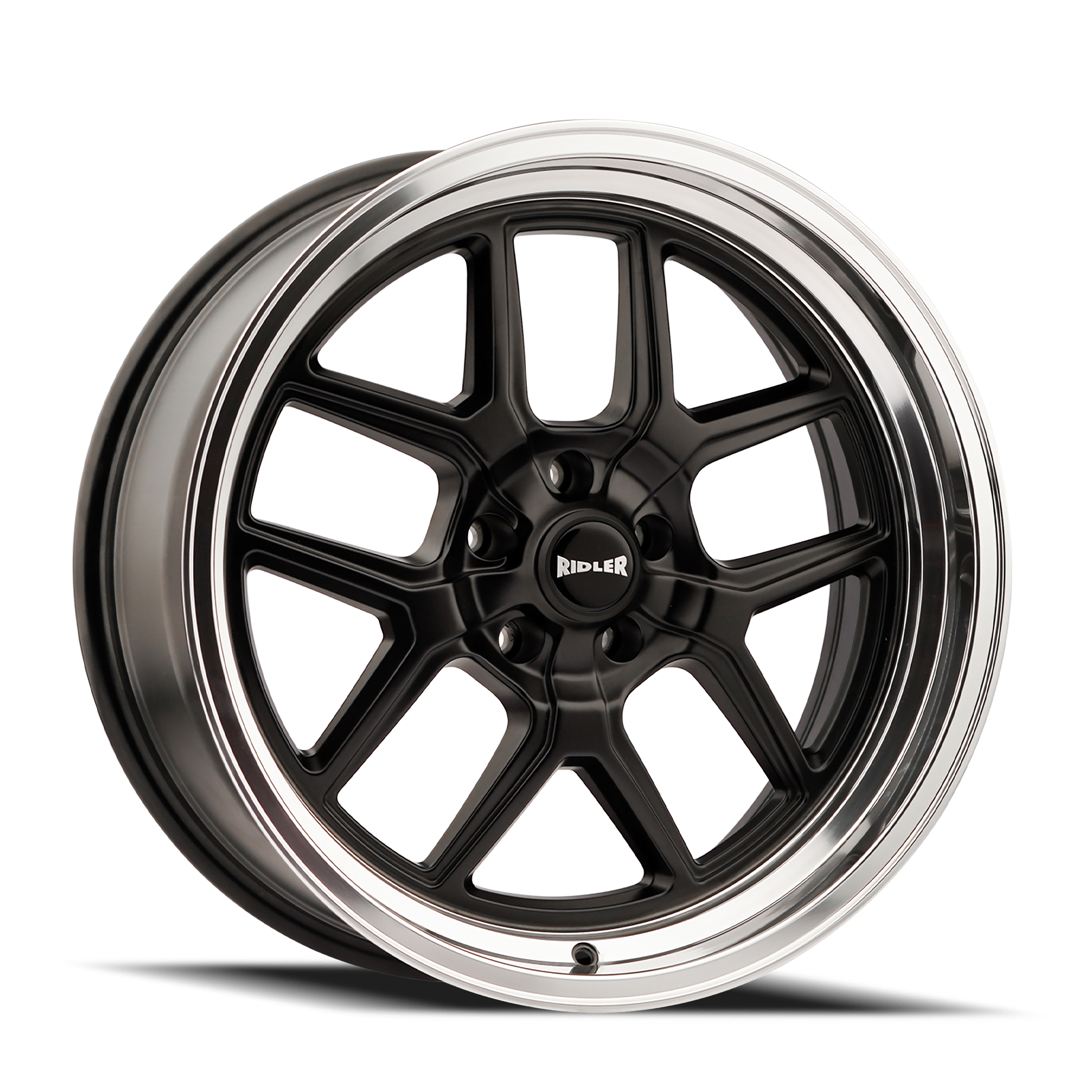 Ridler 610  Black 17x7 5-127mm 83.82mm