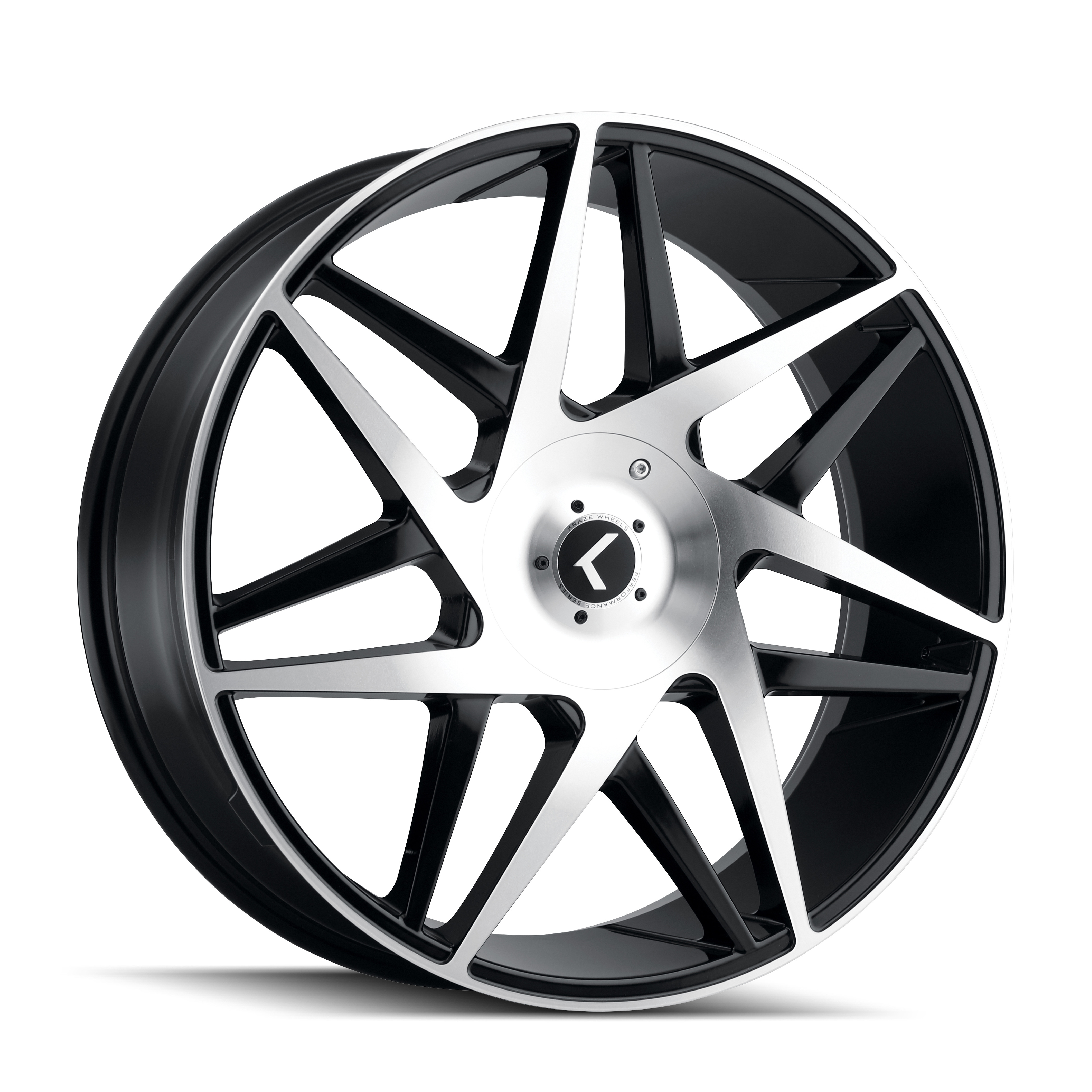 Kraze Phase KR192 Machined 18x8 5-112/5-114.3mm 72.62mm