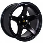 MST Tuner  MT11  Matte Black with Matte Black Lip  16x8  (+15)  5x100/5x114.3