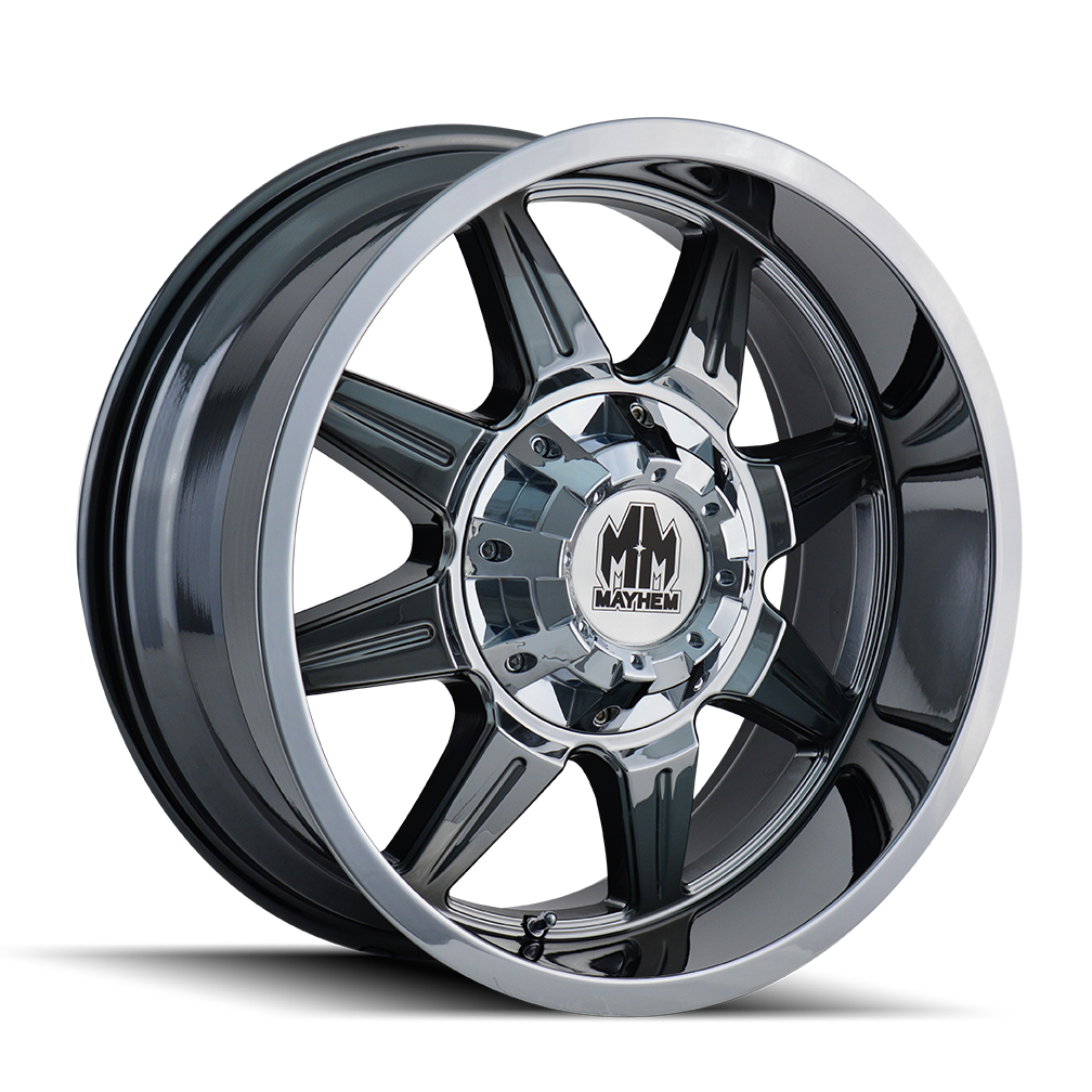 Mayhem Monstir 8100 Chrome 22x10 8-165.1/8-170mm 130.8mm