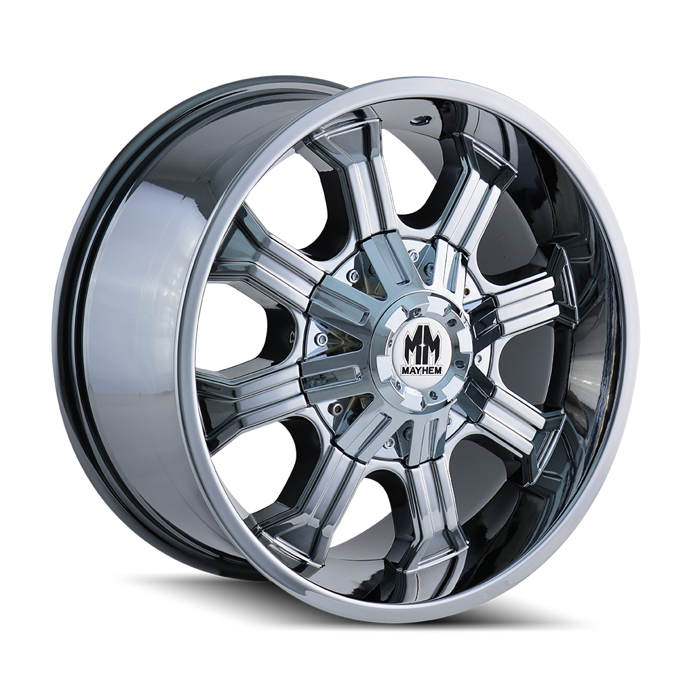 Mayhem Beast 8102 Chrome 20x9 8-180mm 124.1mm