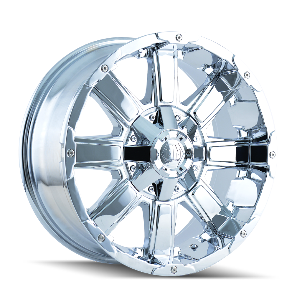 Mayhem Chaos 8030 Chrome 20x9 5-127/5-139.7mm 87mm