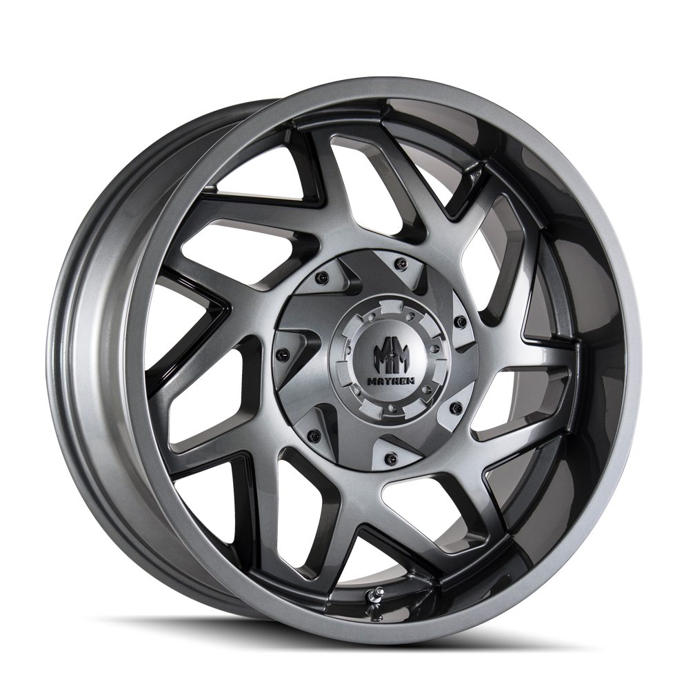 Mayhem Hatchet 8106 Grey 20x9 8-180mm 124.1mm
