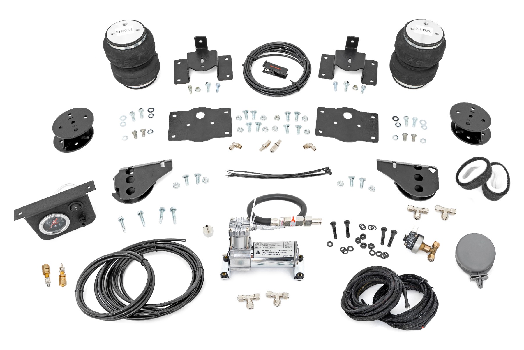 Air Spring Kit w/compressor | 4 Inch Lift Kit | Ram 1500 2WD/4WD
