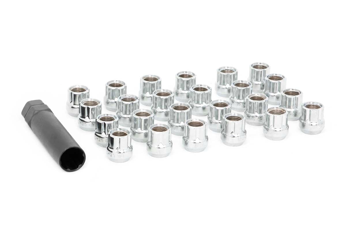 Lug Nut Set | 1/2x20 | 24 Qty | Chrome | Open End