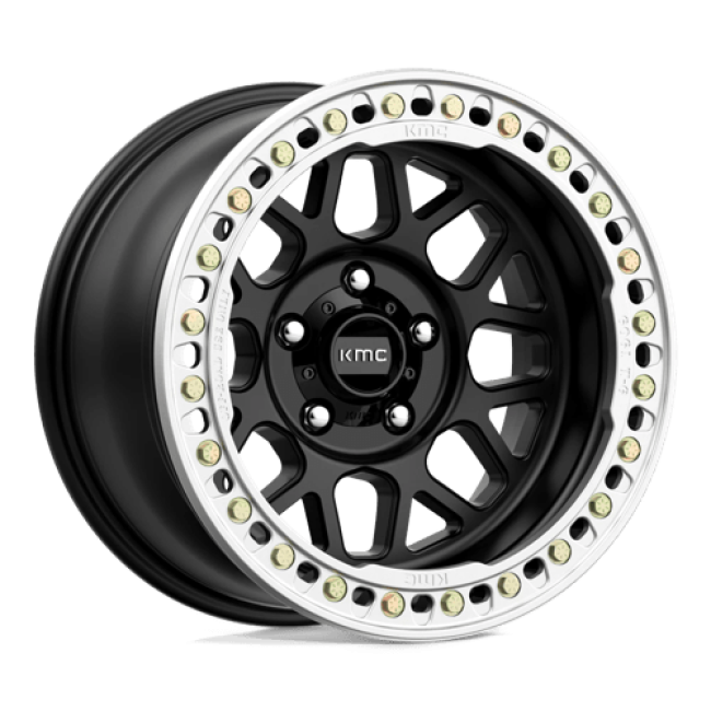 Kmc Km235 Grenade Crawl Beadlock Satin Black 17x8.5 (+18) 5x127