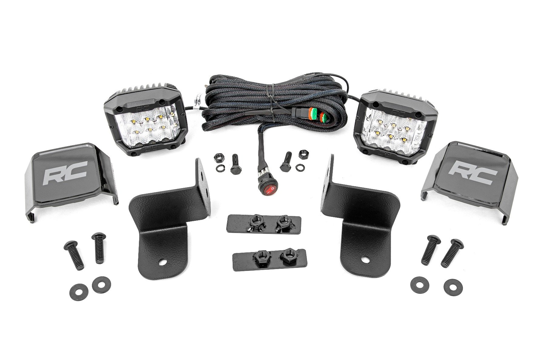 Polaris Rear Facing 3-Inch Wide Angle LED Kit | Polaris Ranger 1000/Ranger XP 1000 - Image 2