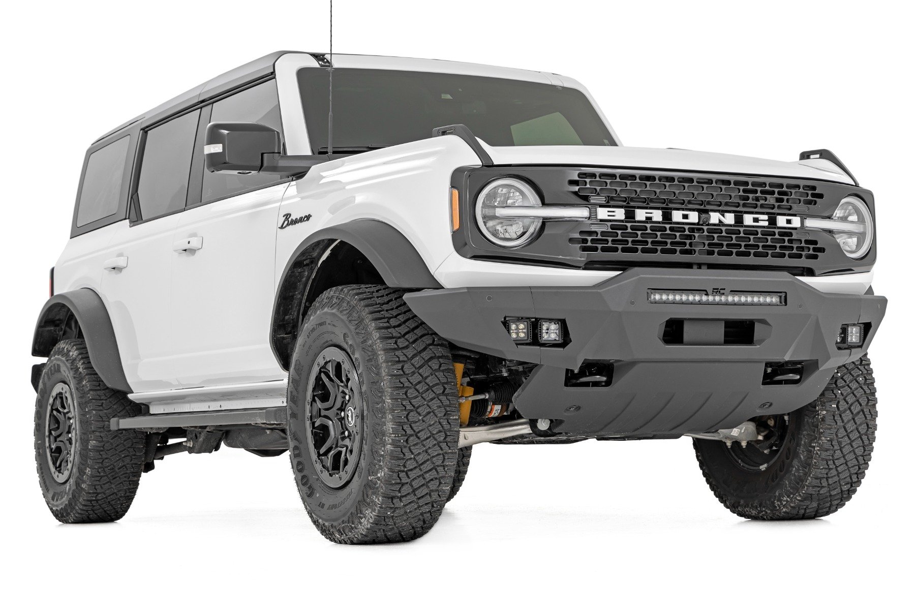 Front Bumper | Modular | Full Wings | Amber DRL | Ford Bronco 4WD (2021-2024) - Image 3