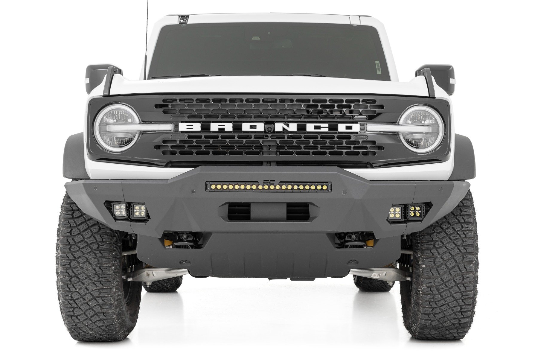 Front Bumper | Modular | Full Wings | Amber DRL | Ford Bronco 4WD (2021-2024) - Image 2