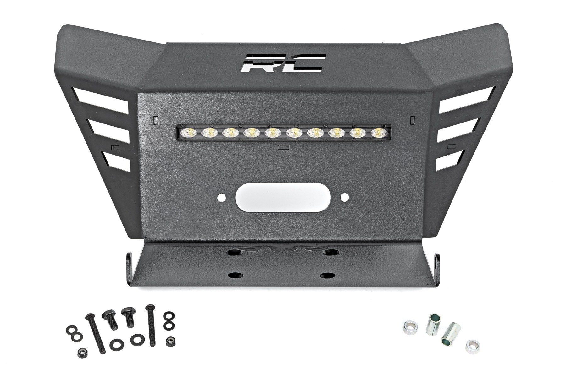 Winch Plate | 10" Black Slimline | Honda Pioneer 520 - Image 5