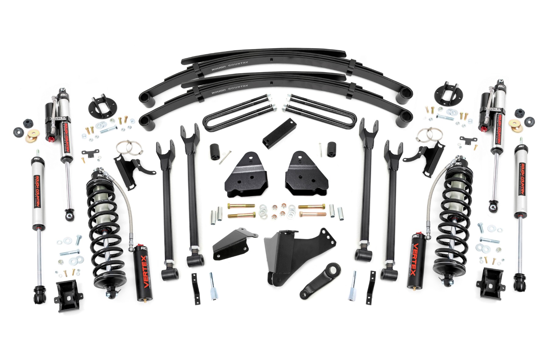 6 Inch Lift Kit | Diesel | 4 Link | RR Spring | C/O Vertex | Ford F-250/F-350 Super Duty (05-07)