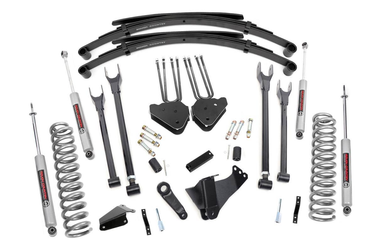 6 Inch Lift Kit | Gas | 4 Link | RR Spring | Ford F-250/F-350 Super Duty (05-07)