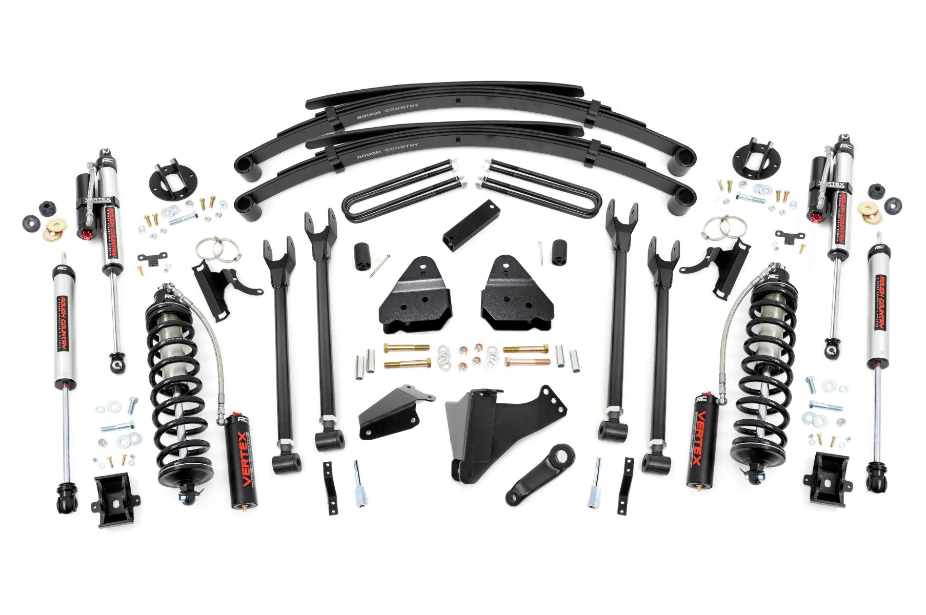 6 Inch Lift Kit | Gas | 4 Link | RR Spring | C/O Vertex | Ford F-250/F-350 Super Duty (05-07)