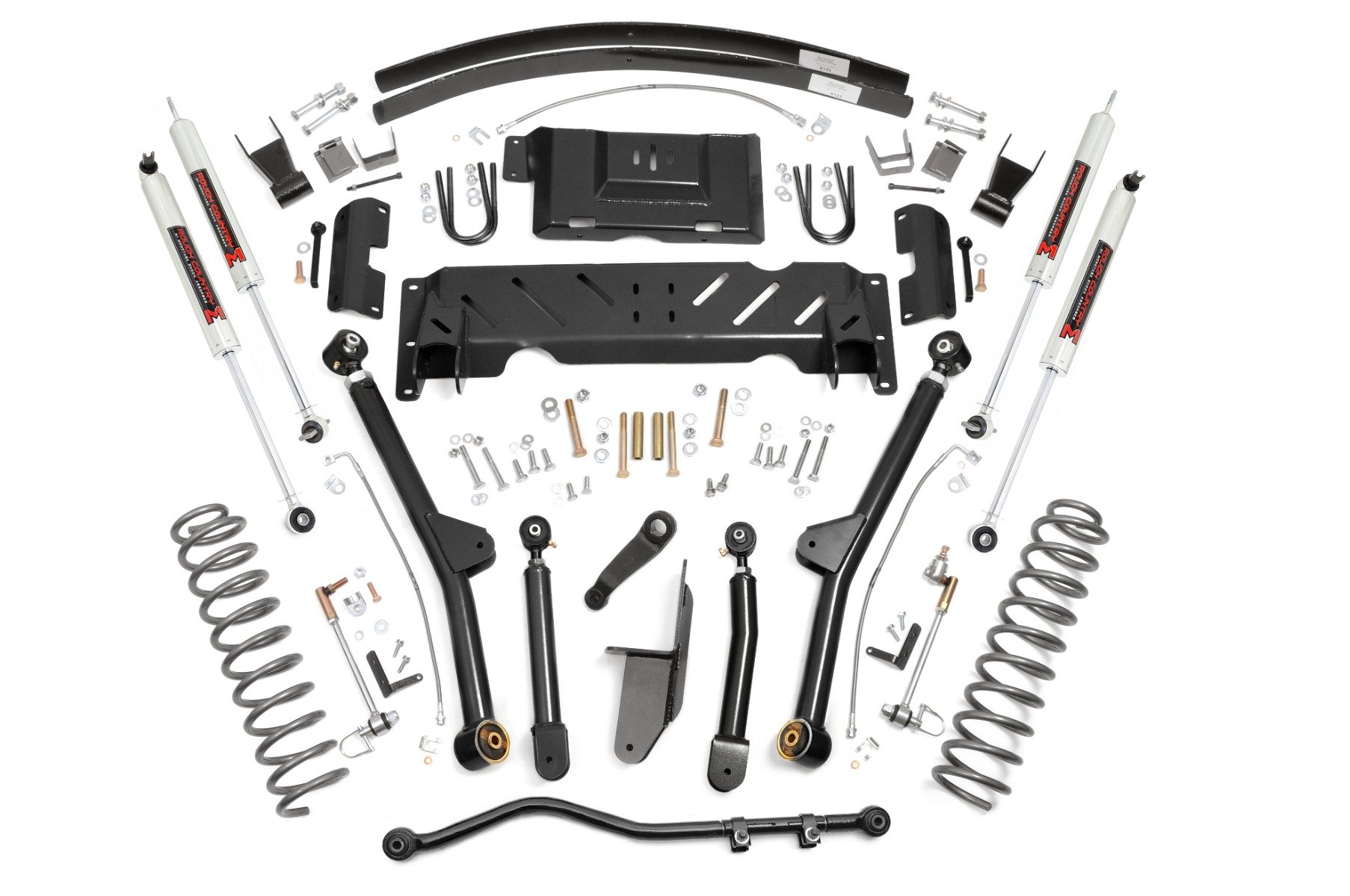 4.5 Inch Lift Kit | Long Arm | AAL | NP242 | M1 | Jeep Cherokee XJ 4WD (1984-2001)