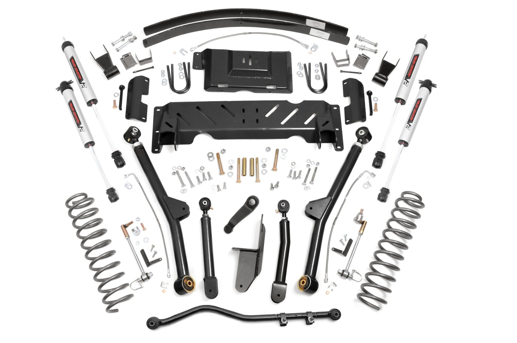4.5 Inch Lift Kit | Long Arm | AAL | NP242 | V2 | Jeep Cherokee XJ 4WD (1984-2001)