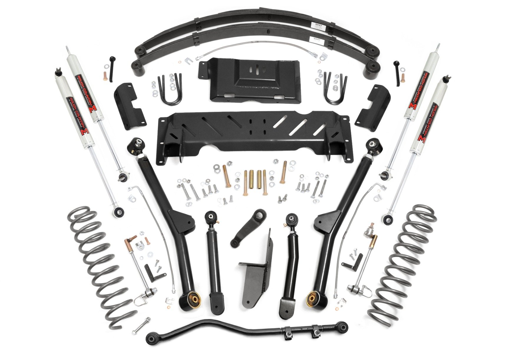 4.5 Inch Lift Kit | Long Arm | RR Leafs | NP242 | M1 | Jeep Cherokee XJ 4WD (84-01)