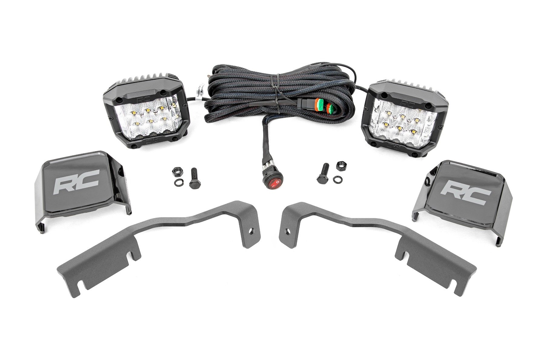 LED Light Kit | Ditch Mount |  3" OSRAM | Wide | Nissan Frontier (22-24)