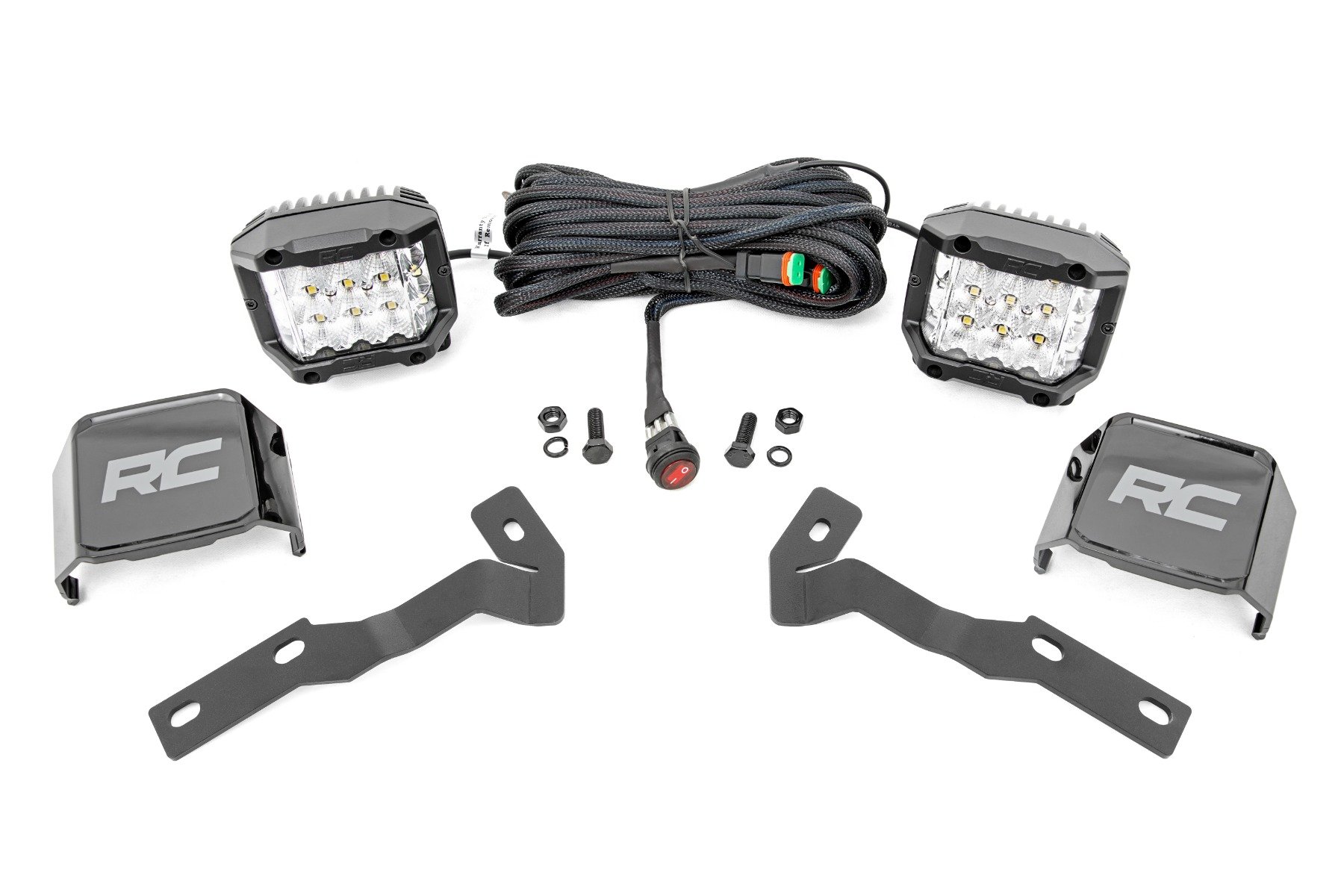 LED Light Kit | Ditch Mount |  3" OSRAM | Wide | Toyota Tacoma (16-23)