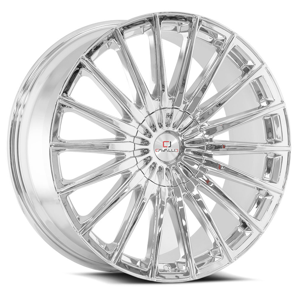 Cavallo CLV-34 Nano Chrome 24x9 (+18)Blank
