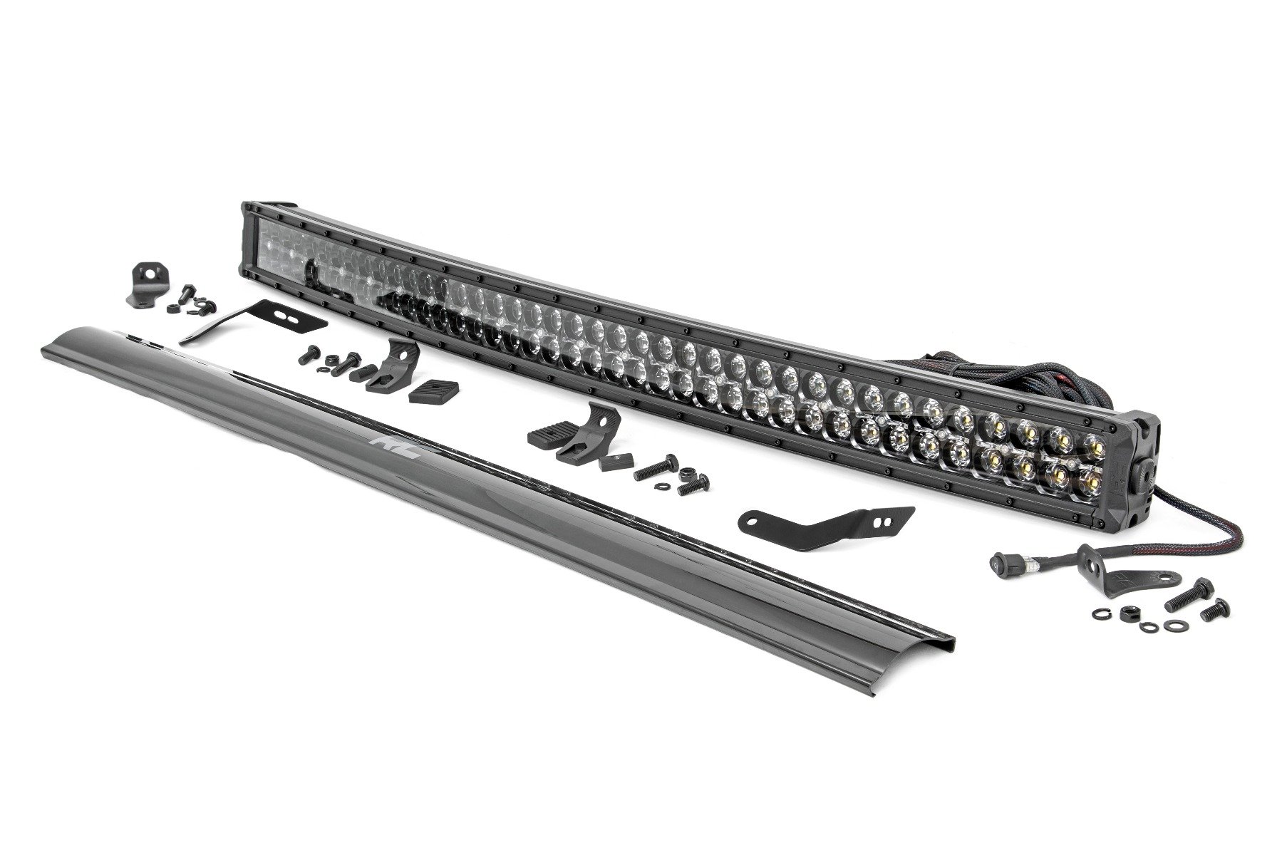 LED Light | Front Mount | 40" Black Dual Row | White DRL | Honda Talon 1000