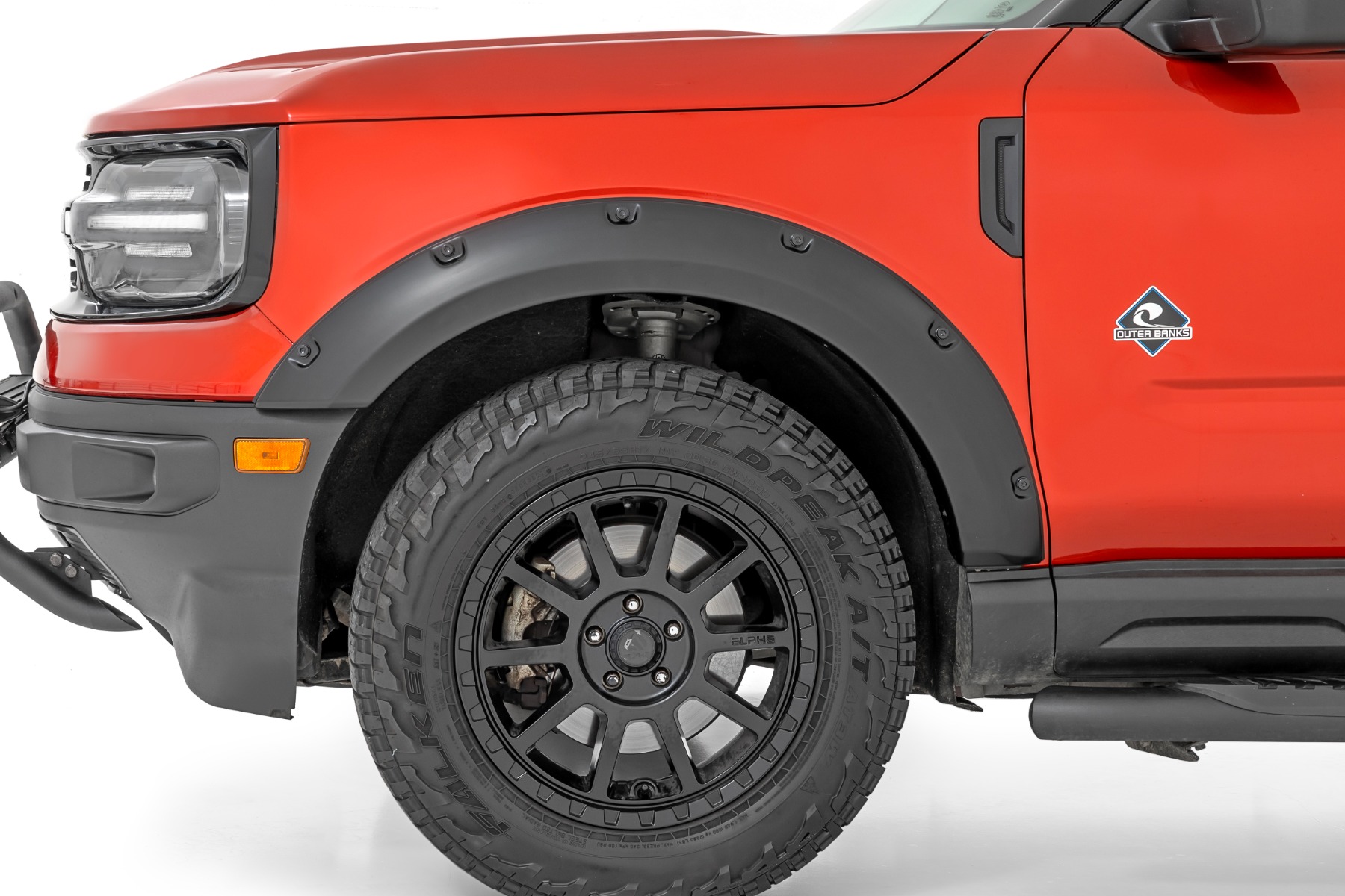 Pocket Fender Flares | JS Iconic Silver | Ford Bronco Sport 4WD (2021-2024) - Image 4
