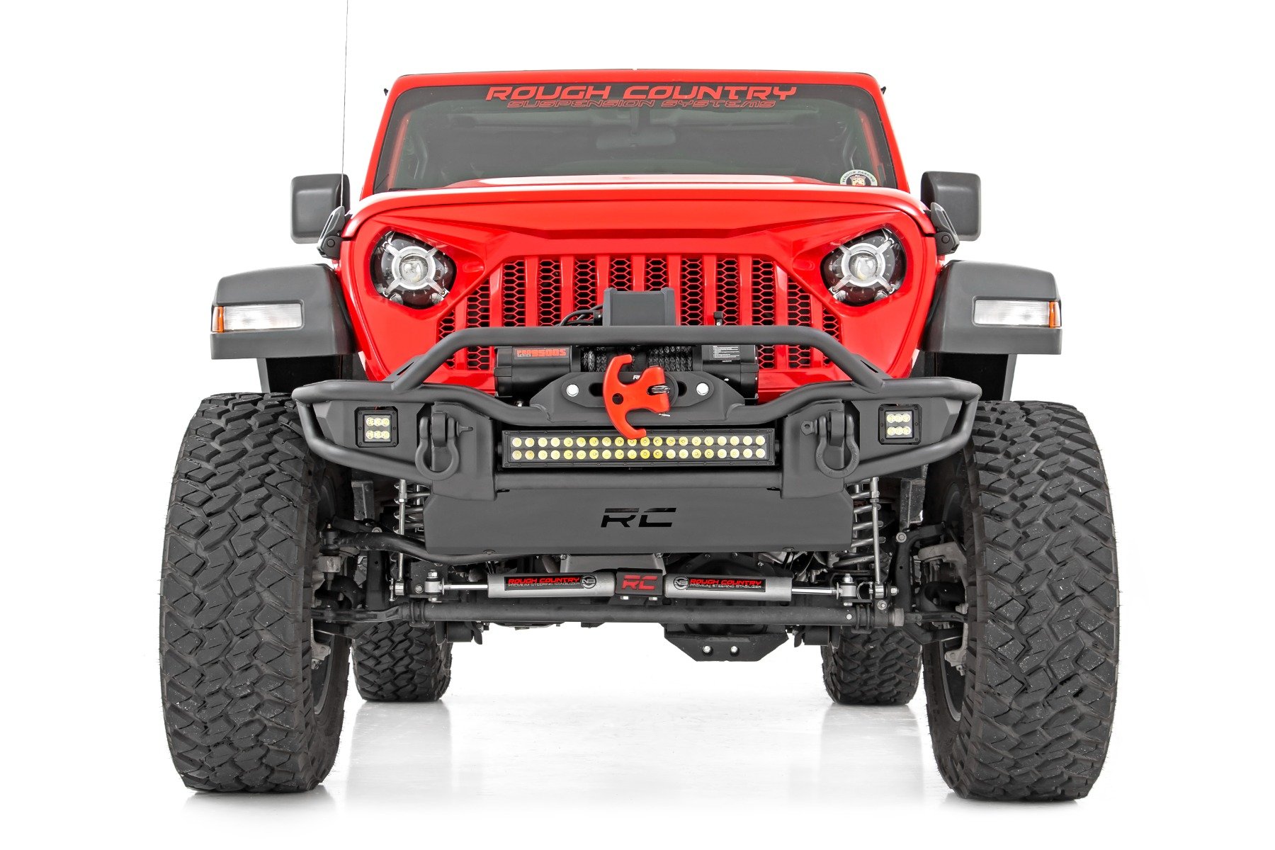 Front Winch Bumper | Tubular | Skid Plate | Jeep Gladiator JT/Wrangler JK & JL - Image 3