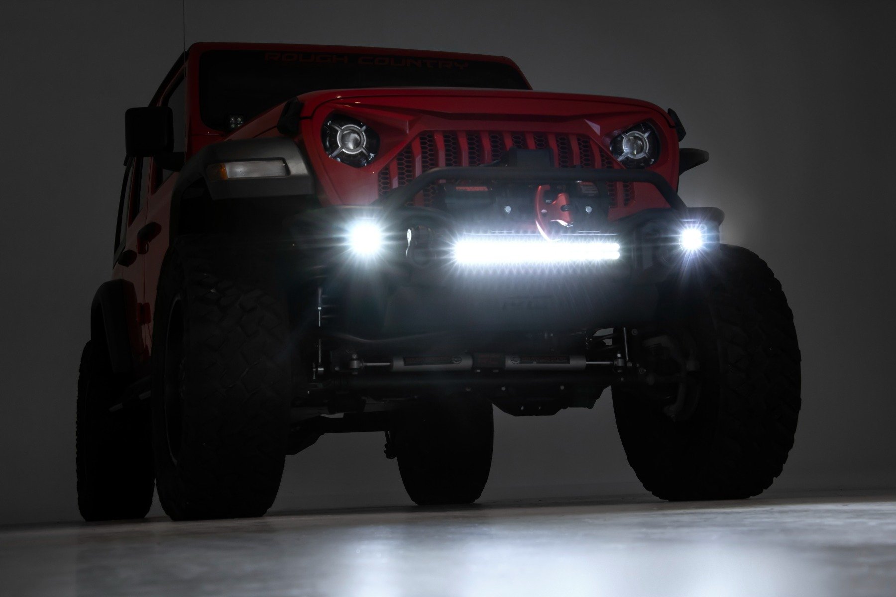 Front Winch Bumper | Tubular | Skid Plate | Jeep Gladiator JT/Wrangler JK & JL - Image 4
