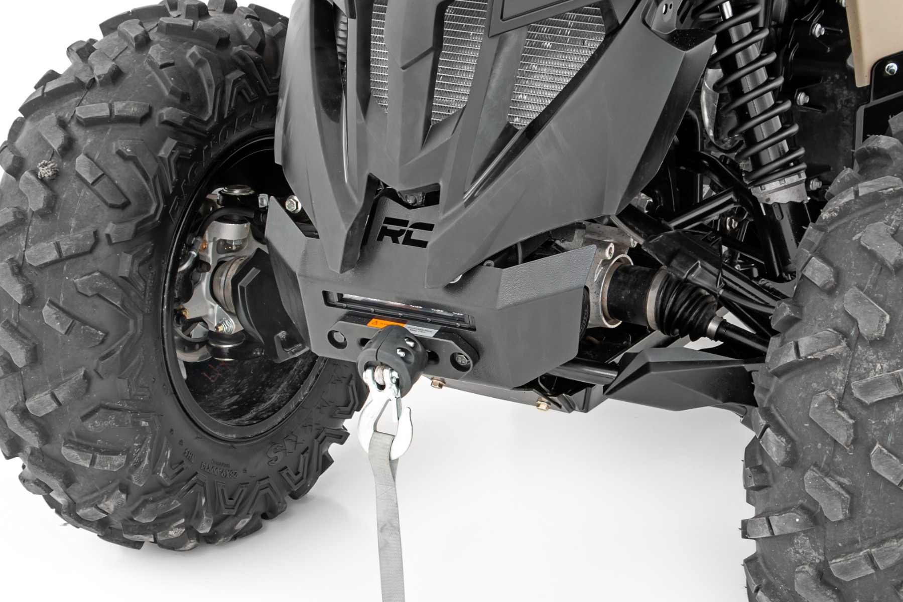 Winch Bumper | Black Series LED | 6" Light | Slime Line | Can-Am Renegade - Image 3