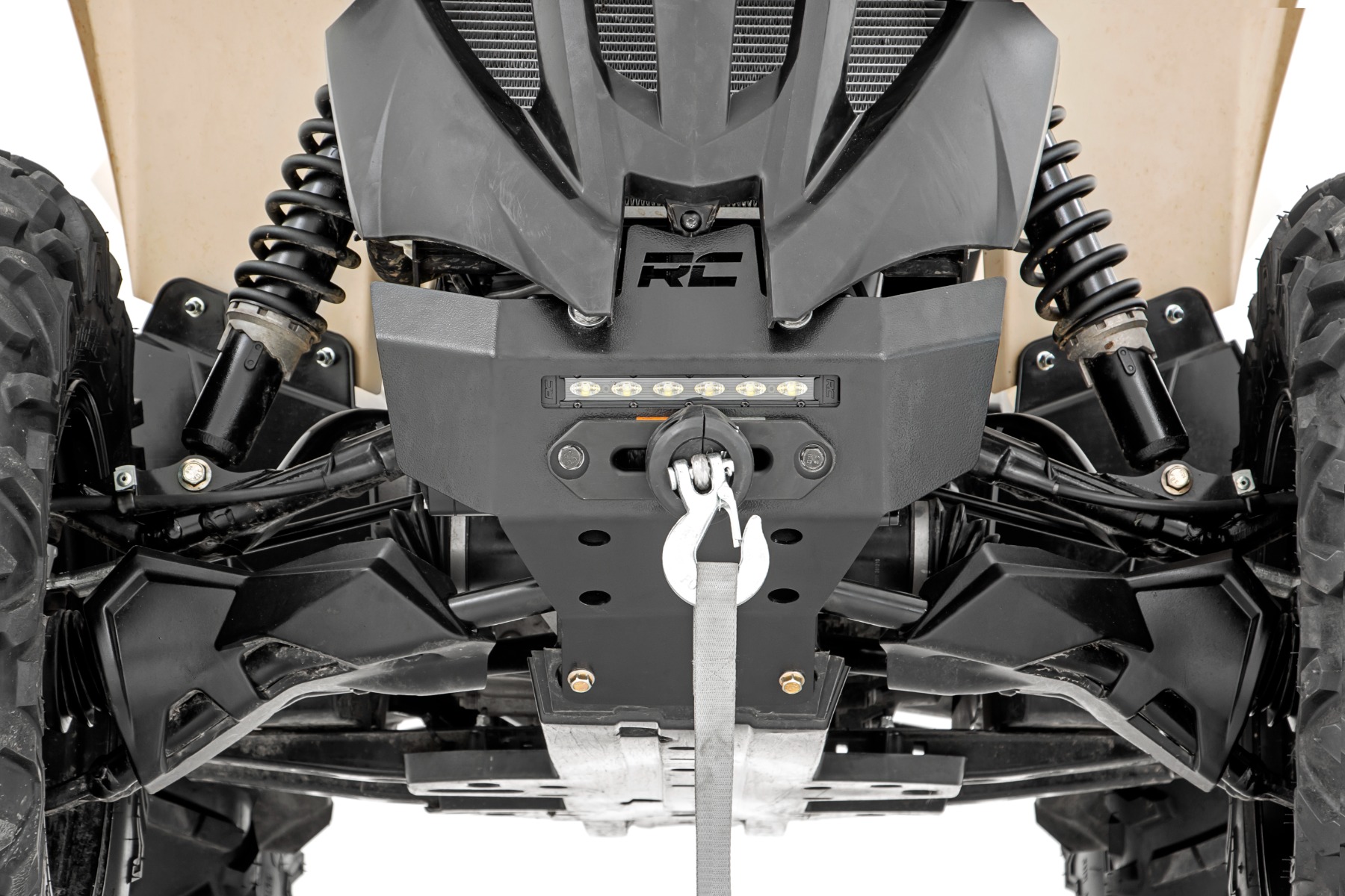 Winch Bumper | Black Series LED | 6" Light | Slime Line | Can-Am Renegade - Image 2