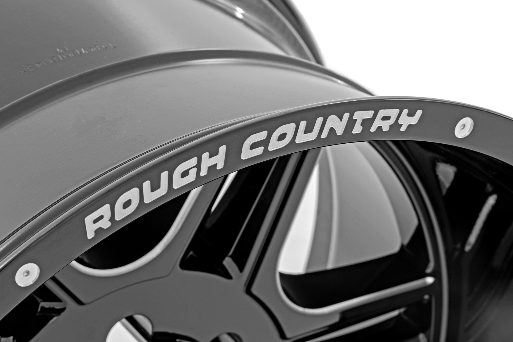 Rough Country 92 Series Wheel | Machined One-Piece | Gloss Black | 22x12 | 6x5.5 | -44mm - Image 2