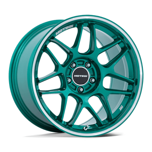 Motegi Mr158 Tsubaki Hokkaido Green W/ Machined Lip 18x9.5 (+15) 5x114.3