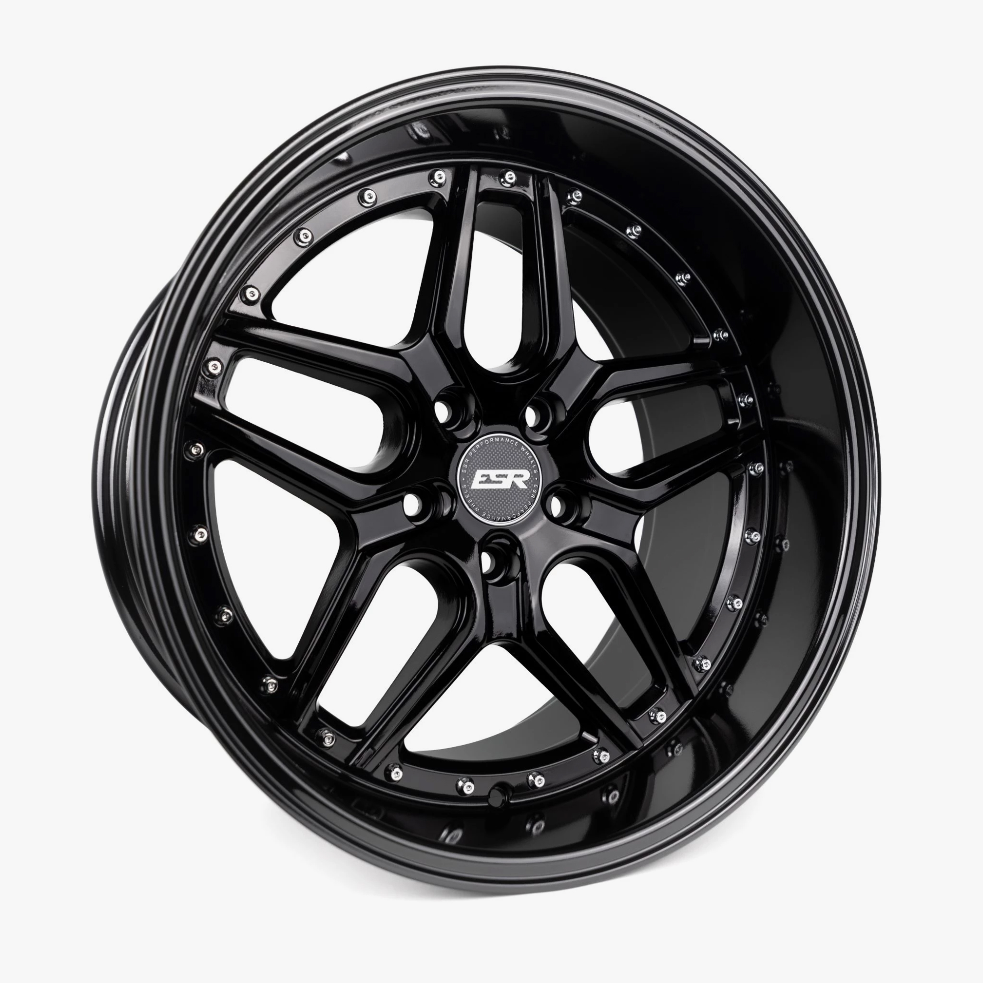 Esr Wheels Cs15 Gloss Black 18x9.5 (+35) 5x105 (Custom Drill)