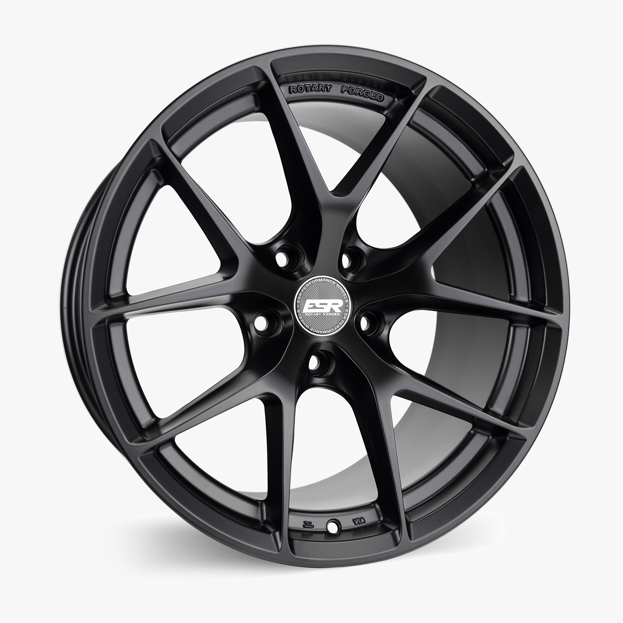 Esr Wheels Rf2 Matte Black 18x9.5 (+35) 5x114.3 (Custom Drill)