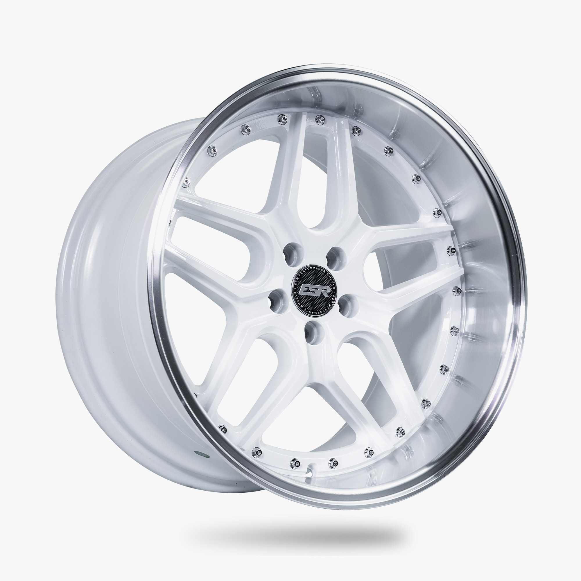 Esr Wheels Cs15 Gloss White 18x8.5 (+30) 5x105 (Custom Drill)