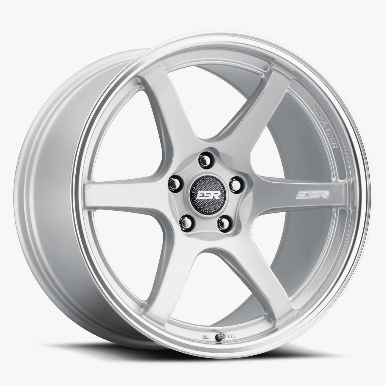 Esr Wheels Apx6 Hyper Silver 19x8.5 (+30) 5x108 (Custom Drill)