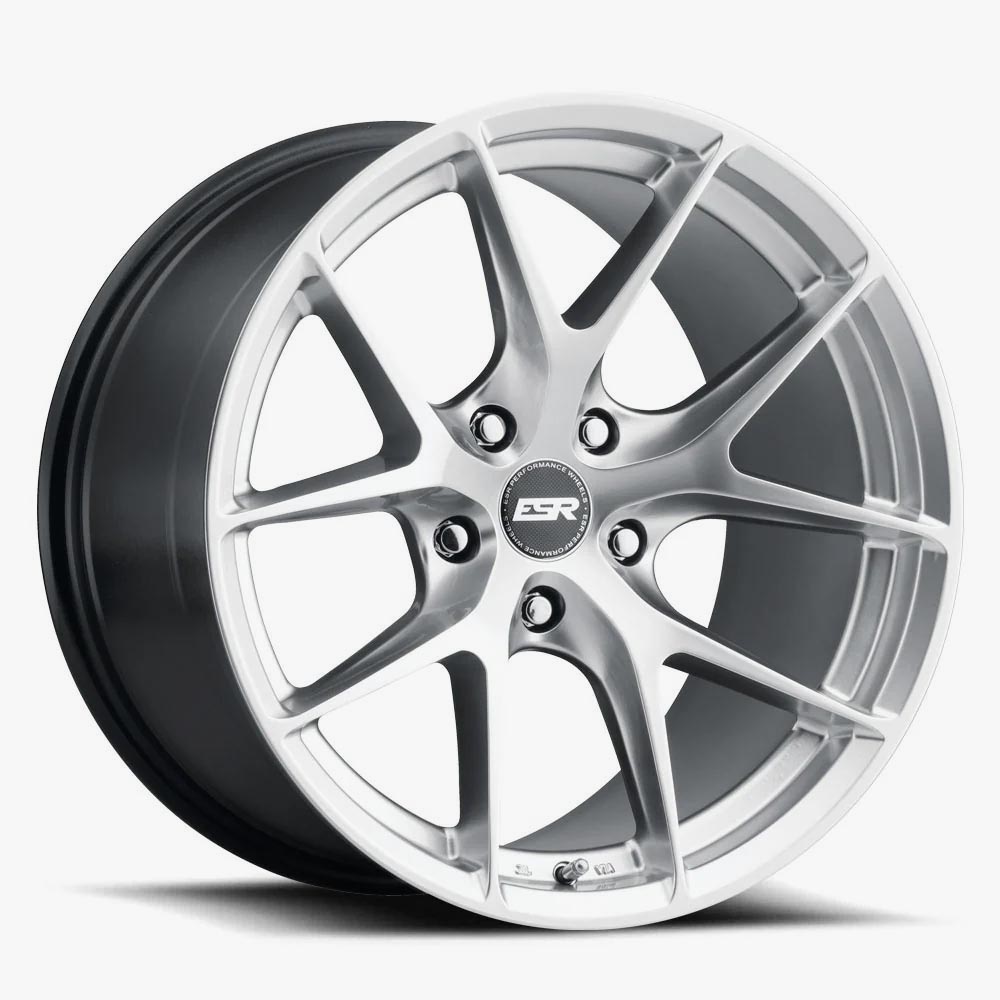 Esr Wheels Rf2 Hyper Silver 18x9.5 (+35) 5x120.6 (Custom Drill)