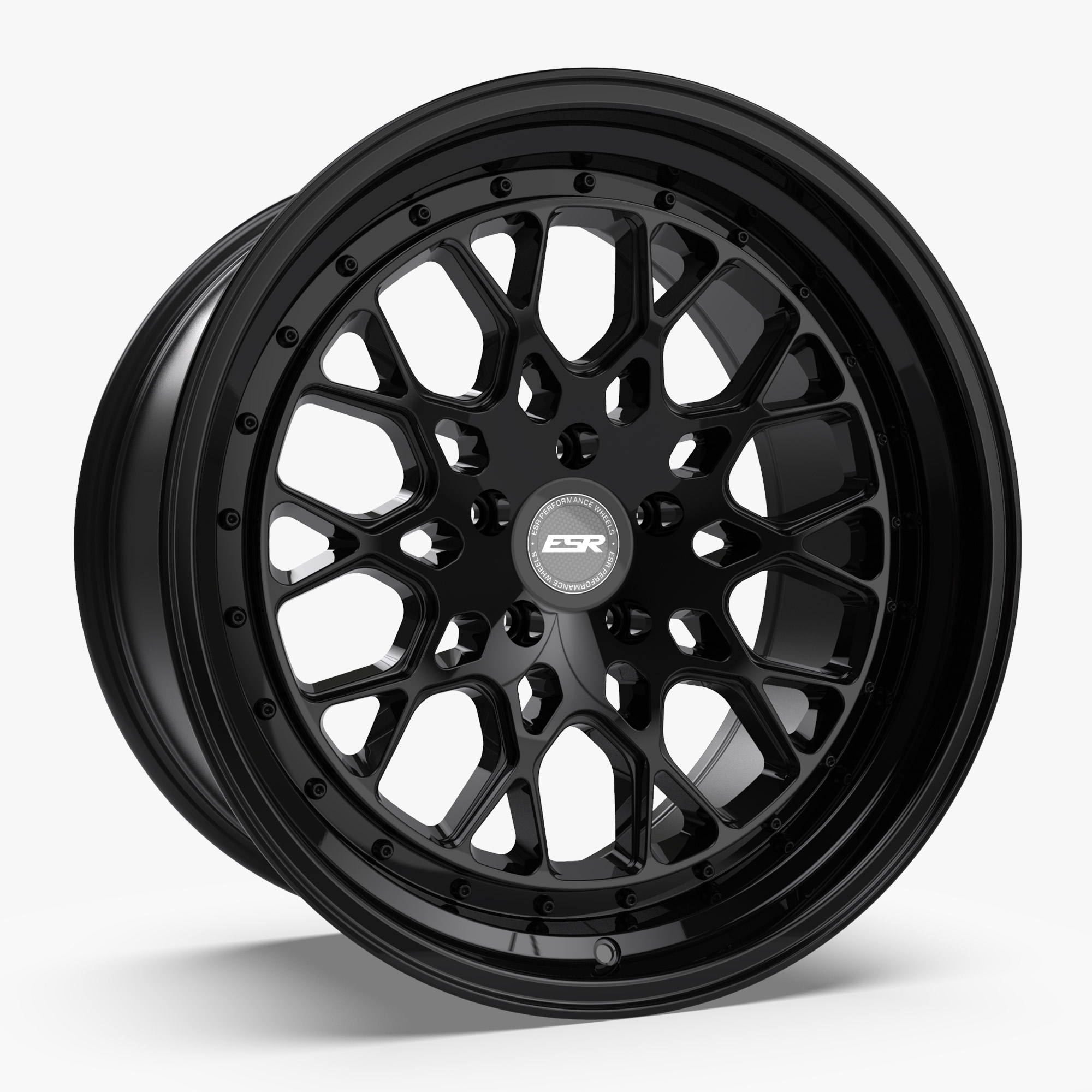 Esr Wheels Cs3 Gloss Black 19x10.5 (+22) 5x120.6 (Custom Drill)