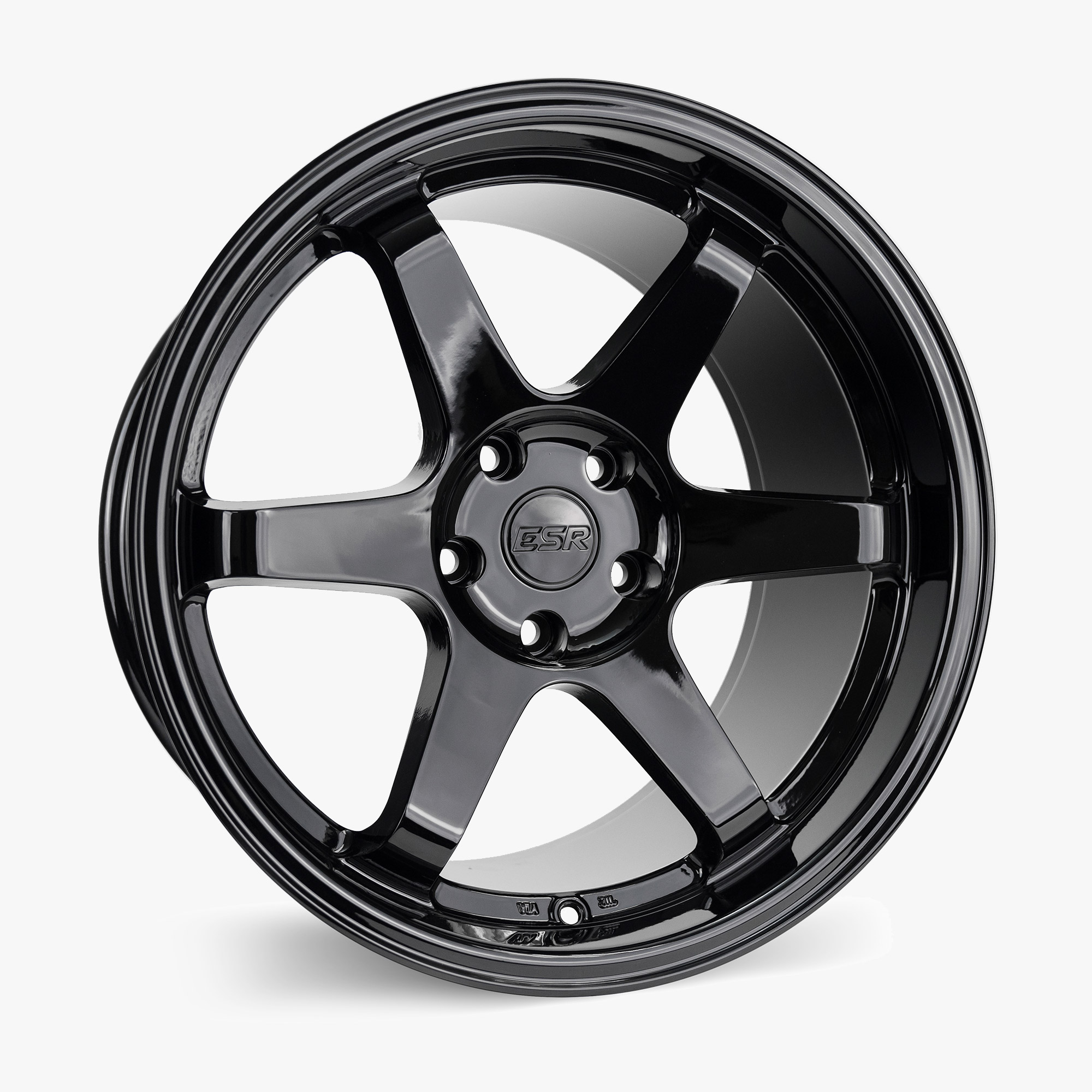 Esr Wheels Sr07 Gloss Black 17x8.5 (+30) 5x100 (Custom Drill)