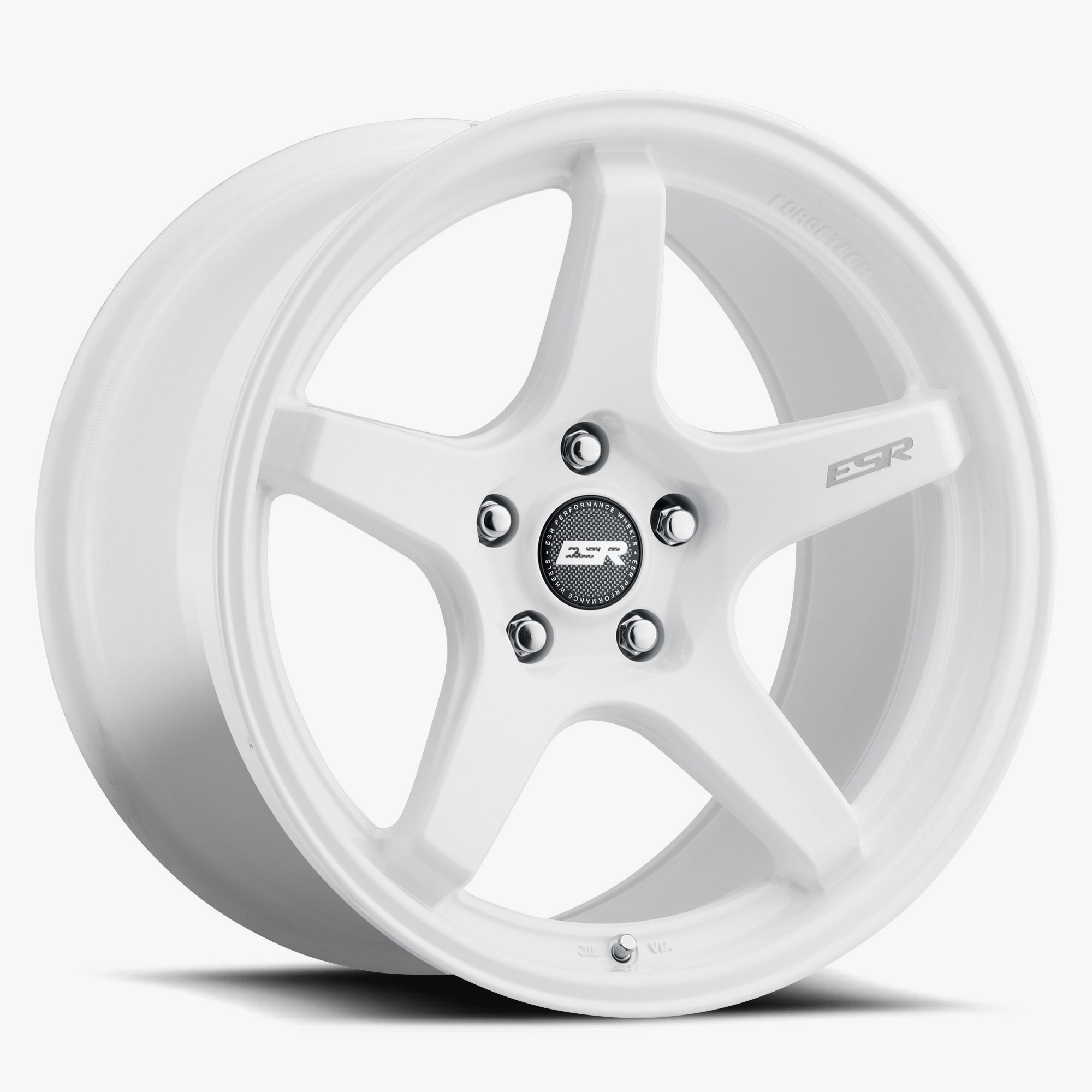 Esr Wheels Apx5c Gloss White 19x8.5 () 5x114.3