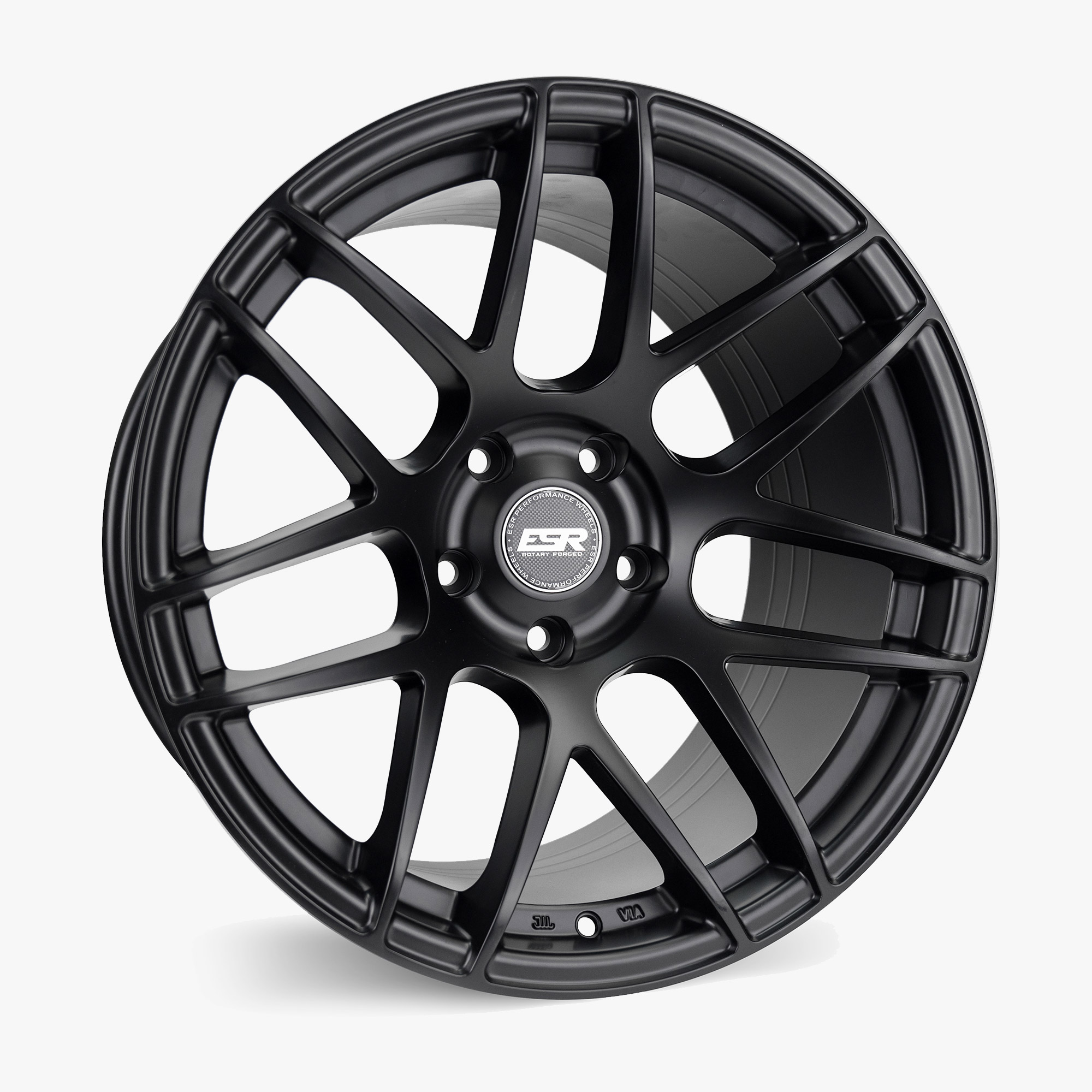 Esr Wheels Rf1 Matte Black 18x9.5 (+22) 5x105 (Custom Drill)