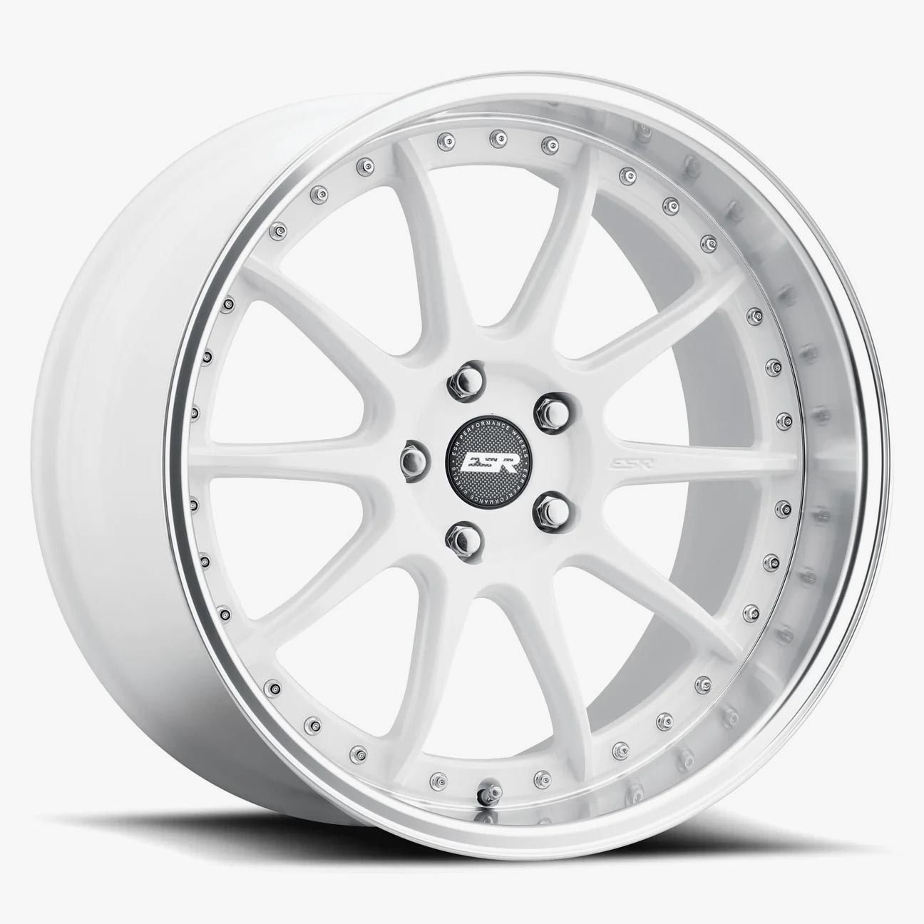 Esr Wheels Cs12 Gloss White 19x8.5 (+30) BLANK