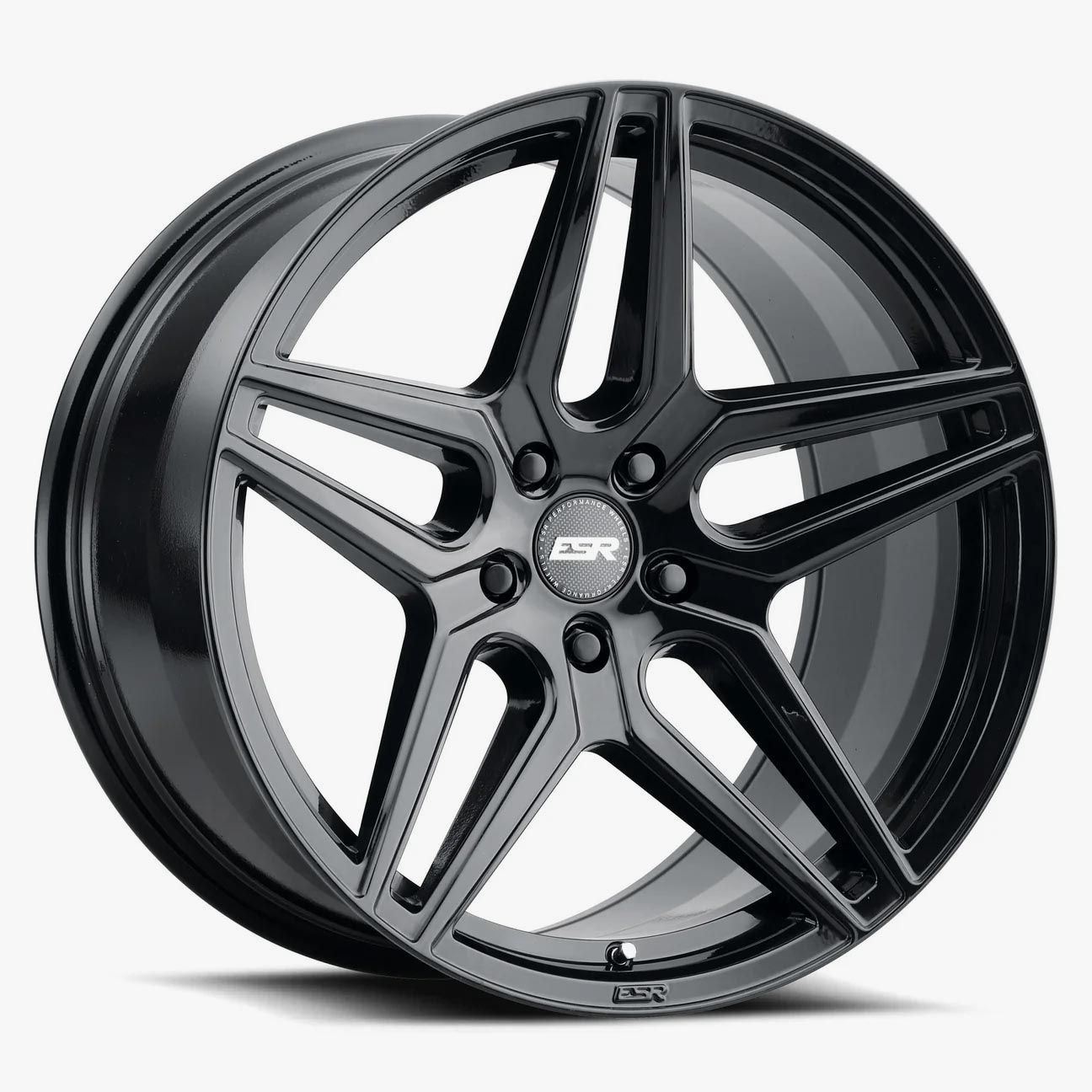 Esr Wheels Rf15 Gloss Black 18x9.5 (+22) 5x120.6 (Custom Drill)