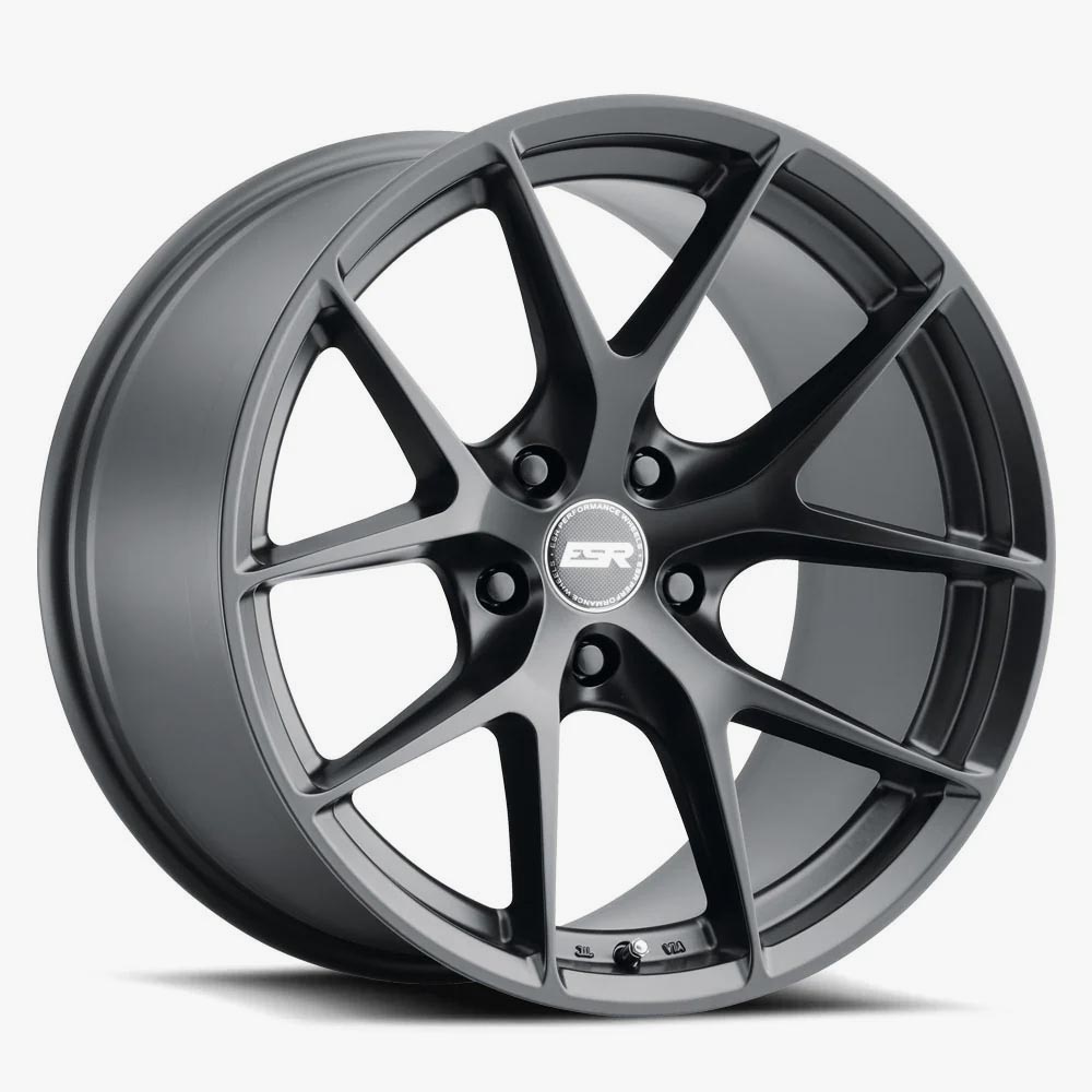 Esr Wheels Rf2 Matte Black 19x10.5 (+22) 5x120.6 (Custom Drill)