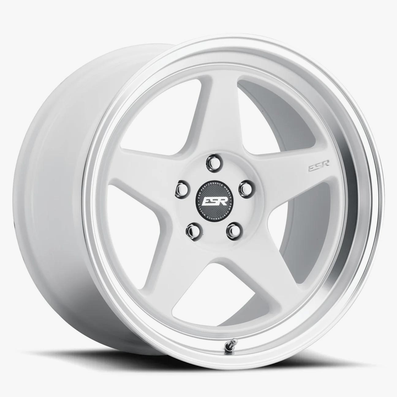 Esr Wheels Cr5 Gloss White 18x10.5 (+30) 5x114.3