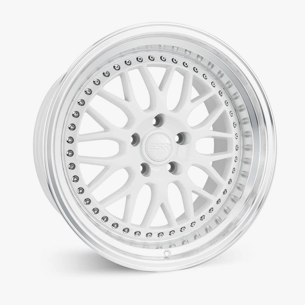 Esr Wheels Sr01 Gloss White 17x8.5 (+30) 5x114.3