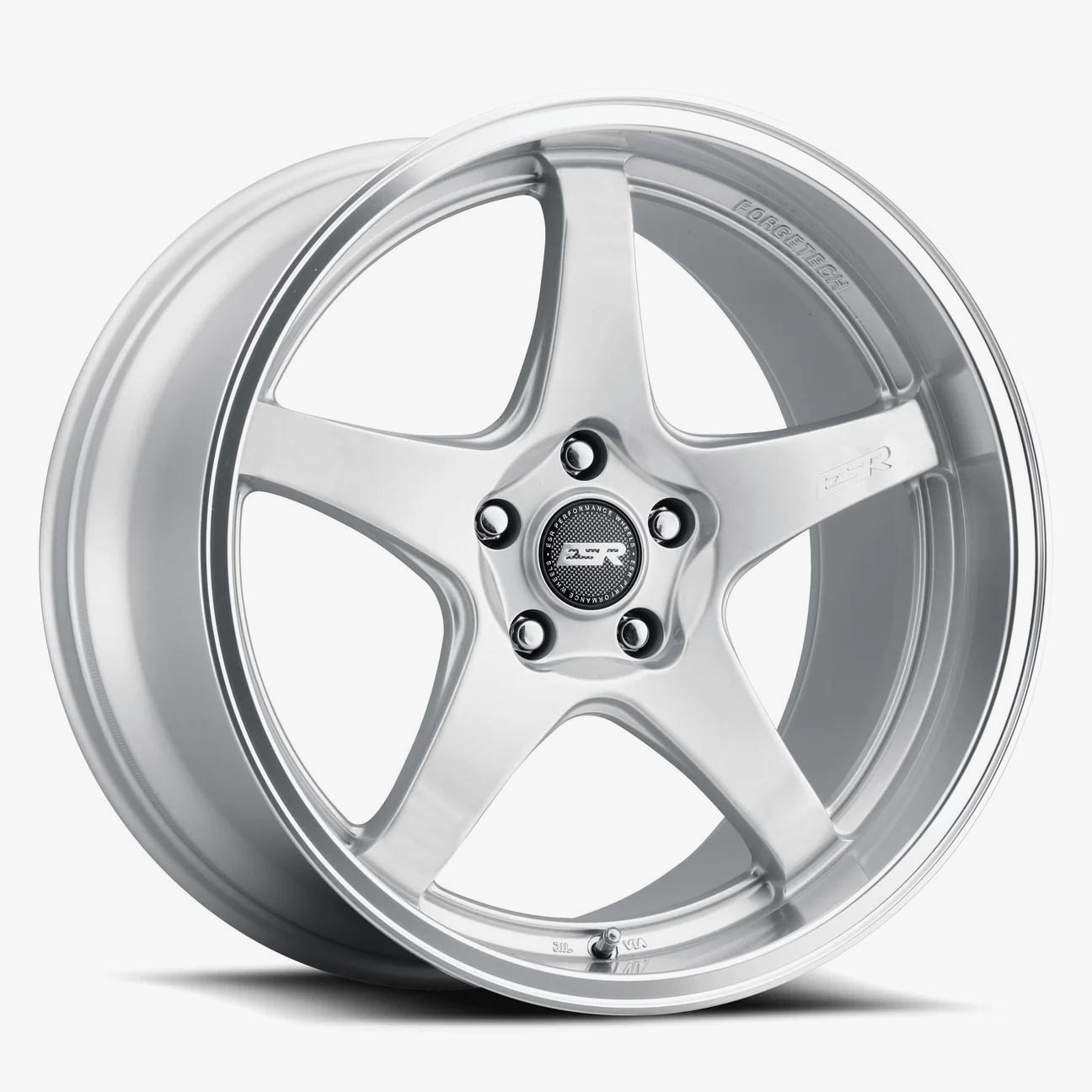 Esr Wheels Apx5 Hyper Silver 18x10.5 (+22) 5x108 (Custom Drill)