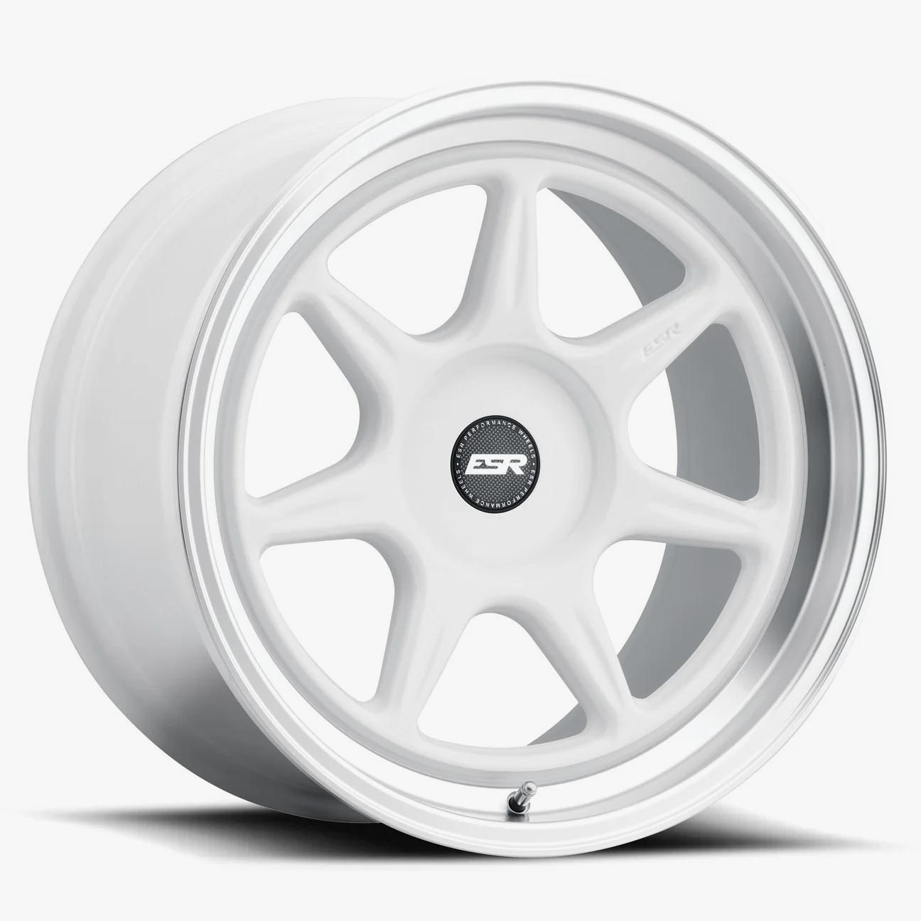 Esr Wheels Cr7 Gloss White 18x10.5 (+30) 5x114.3
