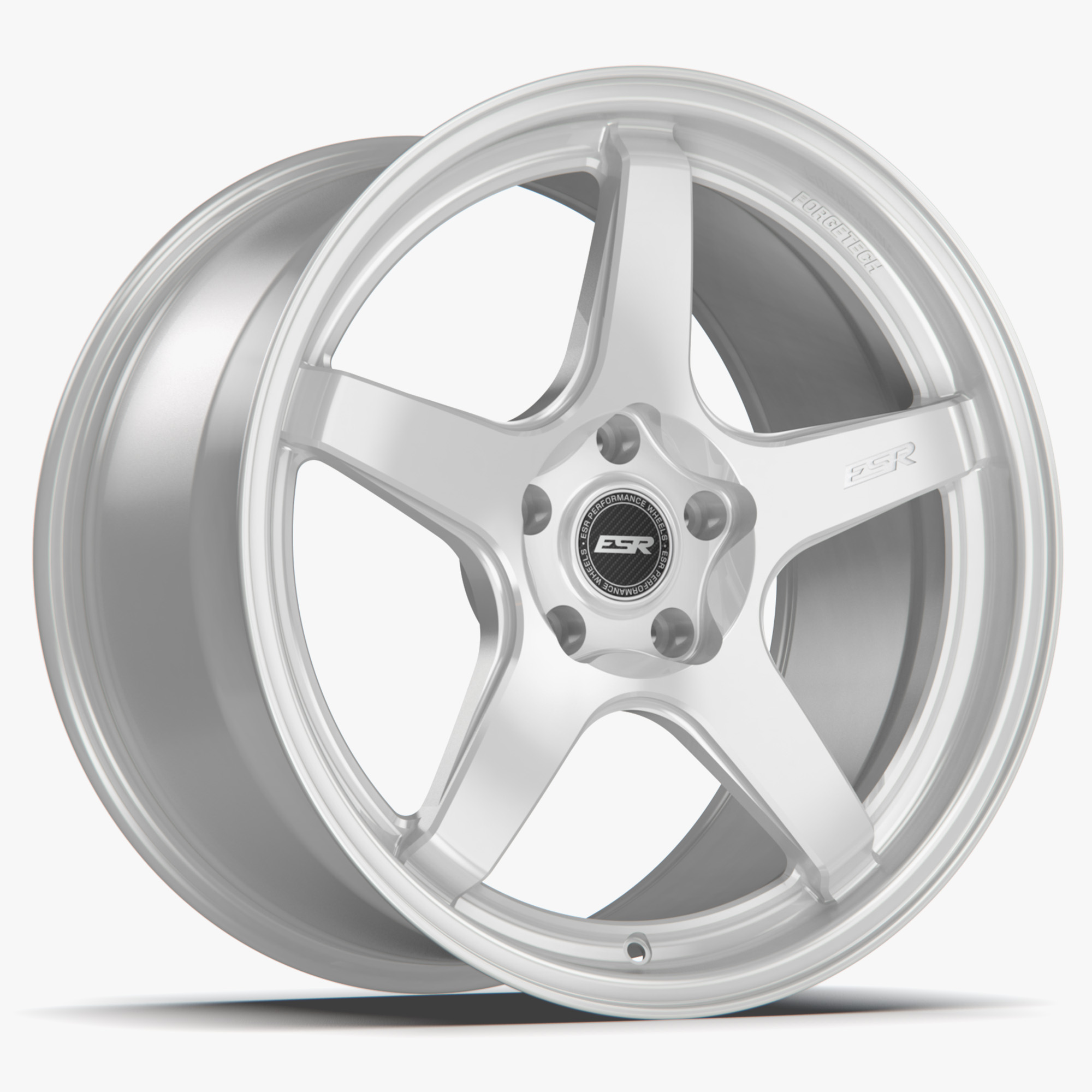 Esr Wheels Apx5 Gloss White 18x8.5 (+30) 5x114.3