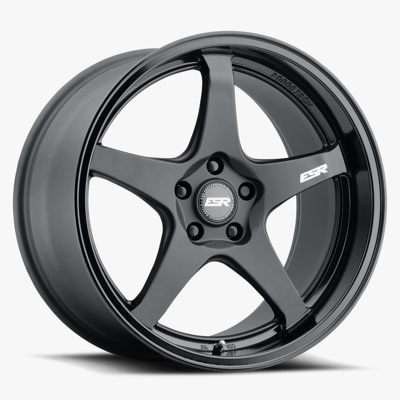 Esr Wheels Apx5 Matte Black 18x8.5 (+30) 5x108 (Custom Drill)