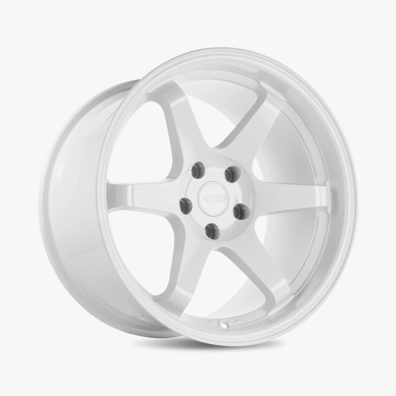 Esr Wheels Sr07 Gloss White 18x9.5 (+35) 5x100